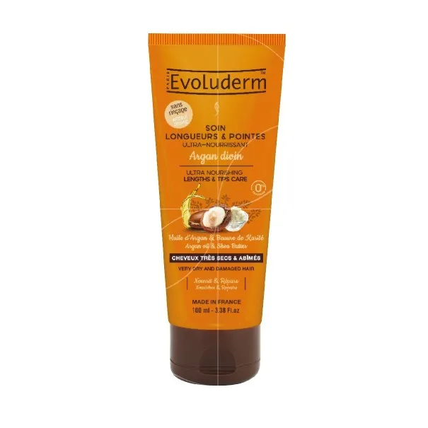 EVOLUDERM SOIN LONGUEURS ET POINTES ULTRA-NOURRISSANT ARGAN - EVOLUDERM
