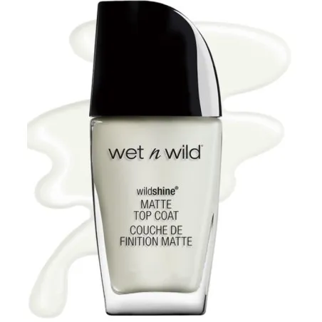 WET N WILD WILDSHINE NAIL COLOR MATTE TOP COAT - WET AND WILD