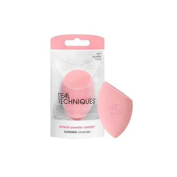 REAL TECHNIQUES  MIRACLE POWDER SPONGE - REAL TECHNIQUES