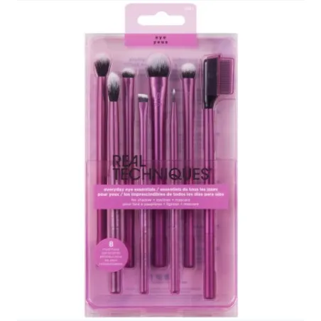REAL TECHNIQUES Everyday Eye Essentials Makeup Brush Set - REAL TECHNIQUES