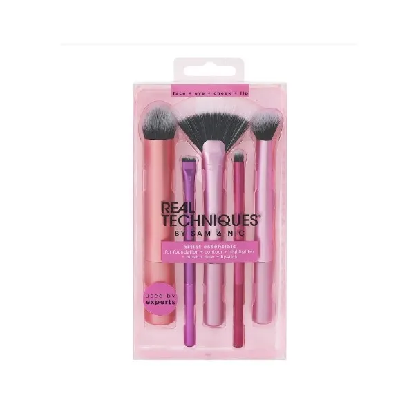 REAL TECHNIQUES Face Makeup Brush Set Multicolour - REAL TECHNIQUES