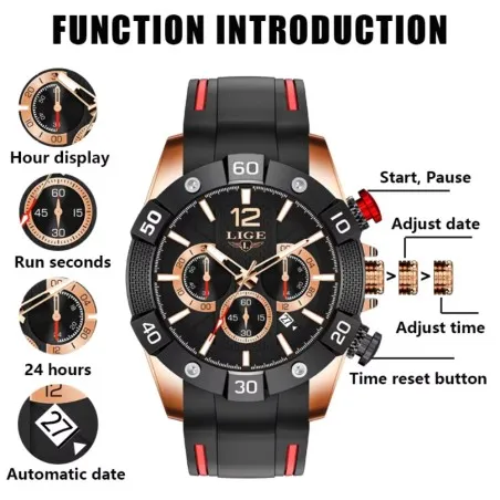 Montre Homme LIGE  10030-S - LIGE
