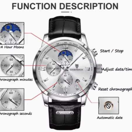 Montre Homme LIGE 8953 - LIGE
