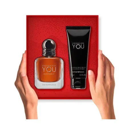 Coffret Eau De Parfum Homme GIORGIO ARMANI  STRONGER WITH YOU INTENSELY EDP - GIORGIO ARMANI
