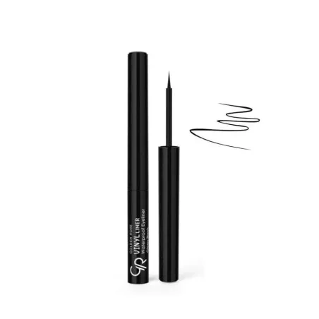 Eyeliner Golden Rose  VINYL WATERPROOF EYELINER GLOSSY BLACK - Golden Rose
