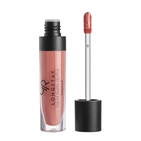 Rouge à Lèvres Liquide Mat Golden Longstay - Golden Rose