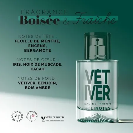Eau de Parfum Homme Solinotes paris  SOLINOTES VETIVER - SOLINOTES