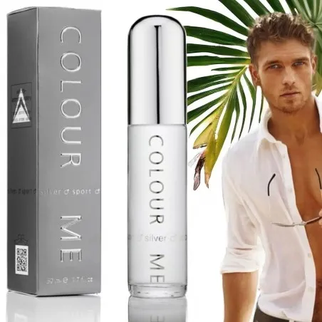 Eau de Parfum Homme Colour me  SILVER SPORT 50ML - Colour me