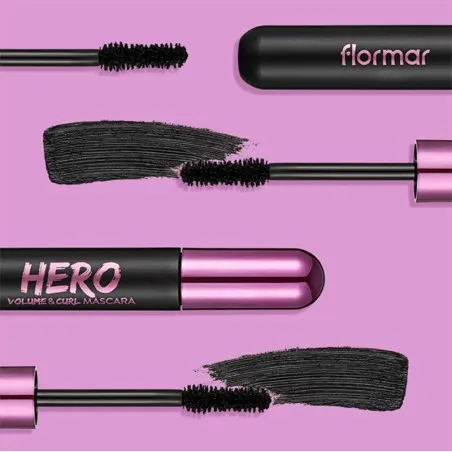 Mascara flormar  HERO VOLUME & CURL - flormar