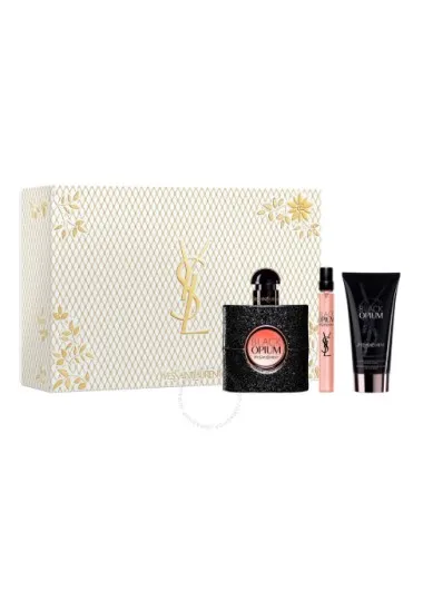 Coffret Eau De Parfum Femme YVES SAINT LAURENT  BLACK OPIUM. - Yves Saint Laurent