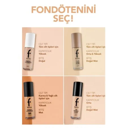 FOND DE TEINT flormar  PERFECT COVERAGE - flormar