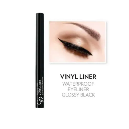Eyeliner Golden Rose  VINYL WATERPROOF EYELINER GLOSSY BLACK - Golden Rose
