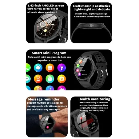 Montre Connectée Unisexe ALBERTO RICCI  Y25 - ALBERTO RICCI