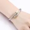 Stainless steel charm leather bracelet - ALBERTO RICCI