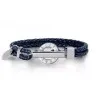 Stainless steel charm leather bracelet - ALBERTO RICCI