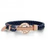 Stainless steel charm leather bracelet - ALBERTO RICCI