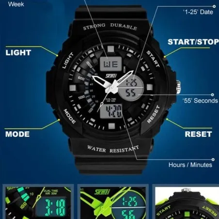 Montre Enfant SKMEI  1061BK - SKMEI