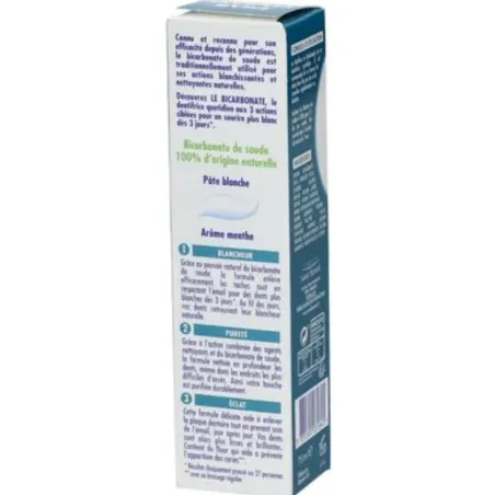 EMAIL DIAMANT  DENTIFRICE QUOTIDIEN LE BICARBONATE - EMAIL DIAMANT