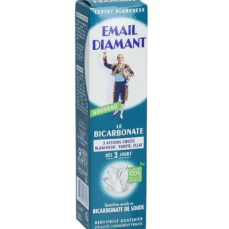 EMAIL DIAMANT  DENTIFRICE QUOTIDIEN LE BICARBONATE - EMAIL DIAMANT