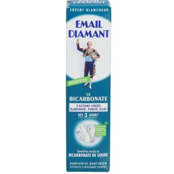 EMAIL DIAMANT  DENTIFRICE QUOTIDIEN LE BICARBONATE - EMAIL DIAMANT