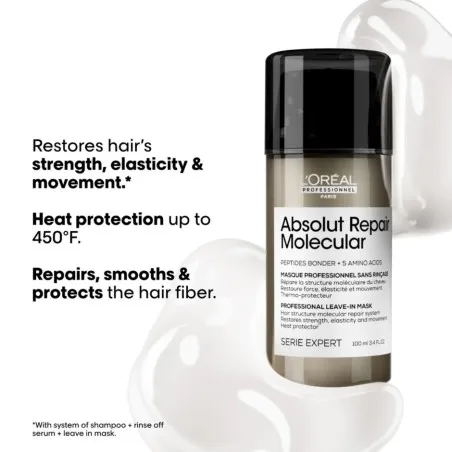 Masque Cheveux L'Oréal MASQUE MOLECULAR - L'Oréal