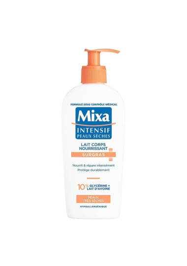 LAIT DE CORPS Mixa  NOURRISSANT SURGRAS PEAUX TRÈS SÈCHES - mixa