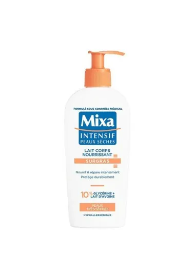 LAIT DE CORPS Mixa  NOURRISSANT SURGRAS PEAUX TRÈS SÈCHES - mixa