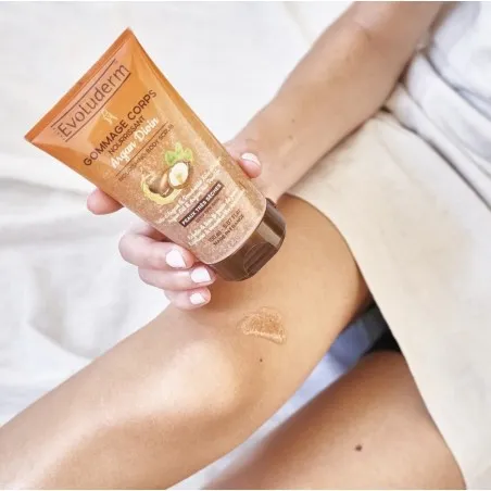 Gommage du corps EVOLUDERM ARGAN DIVIN - EVOLUDERM