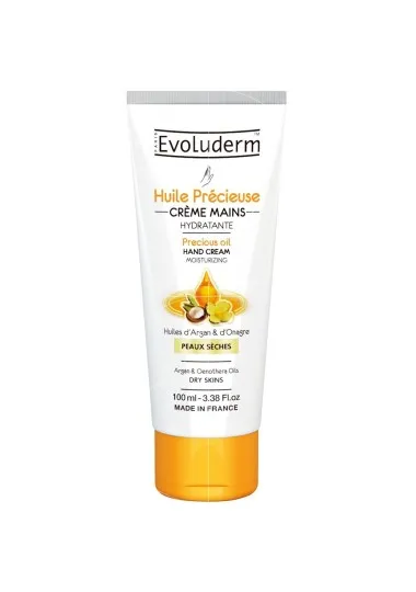 Crème à main evoluderm  HYDRATANTE HUILE D'ARGAN & ONAGRE - evoluderm