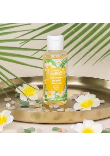 Gel Douche Femme evoluderm  EXALTANT MONOÏ À LA FOLIE - evoluderm