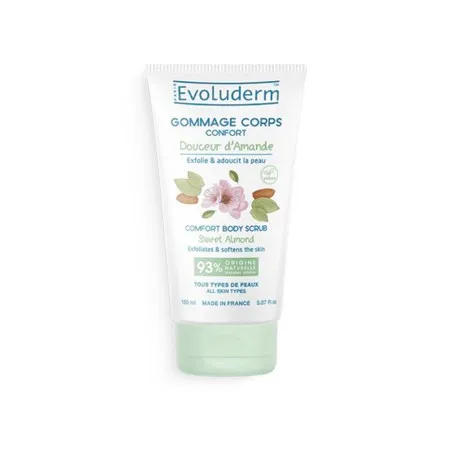 Gommage du corps evoluderm  CONFORT DOUCEUR D'AMANDE - evoluderm