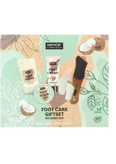 Coffret maquillage Sence  CADEAU DE SOINS DES PIEDS COLLECTION PLANET LOVE 5 PIÈCES - Sence