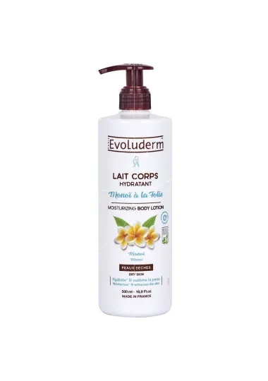 LAIT DE CORPS evoluderm  HYDRATANT MONOÏ À LA FOLIE - evoluderm