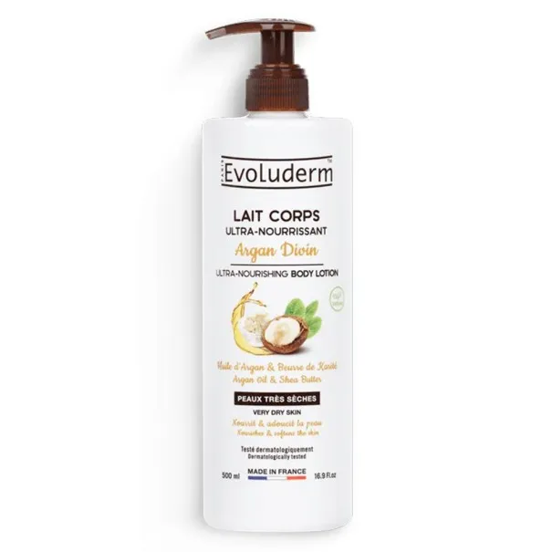 LAIT DE CORPS EVOLUDERM AVEC ARGAN DIVIN - EVOLUDERM