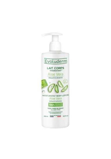 Lait de corps Hydratant evoluderm  ALOE VERA - evoluderm