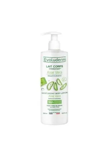 Lait de corps Hydratant evoluderm  ALOE VERA - evoluderm