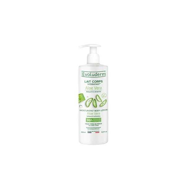 Lait de corps Hydratant evoluderm  ALOE VERA - evoluderm