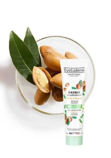 Masque nourrissante Visage evoluderm  À L'HUILE D'ARGAN - evoluderm