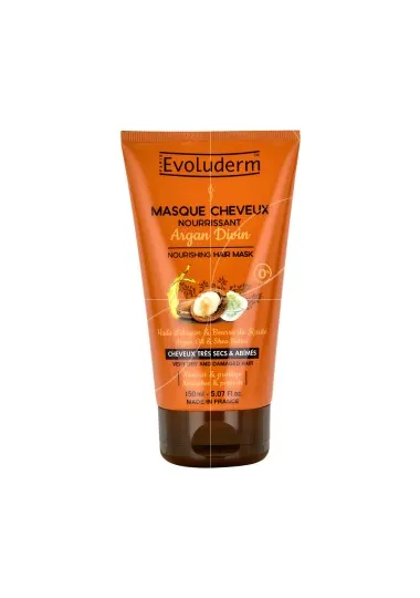 Masque Cheveux evoluderm  SOIN ARGAN DIVIN - evoluderm