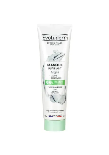Masques Visage Purifiant evoluderm  À L'ARGILE - evoluderm