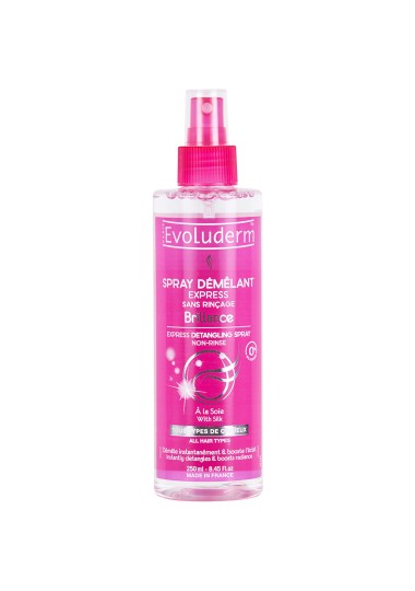 SPRAY BRILLANCE evoluderm  DÉMÊLANT EXPRESS BRILLANCE SANS RINÇAGE - evoluderm