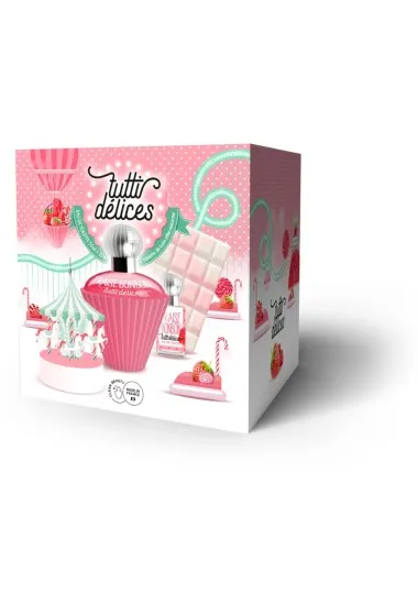 Coffret Parfum Enfant Tutti Délices  COFFRET EAU DE TOILETTE FRAISE BONBON - Tutti Délices