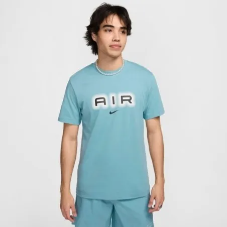 Nike Homme – T-shirt Nike graphique pour homme – Denim Turquoise/Noir - NIKE