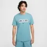 Nike Homme – T-shirt Nike graphique pour homme – Denim Turquoise/Noir - NIKE