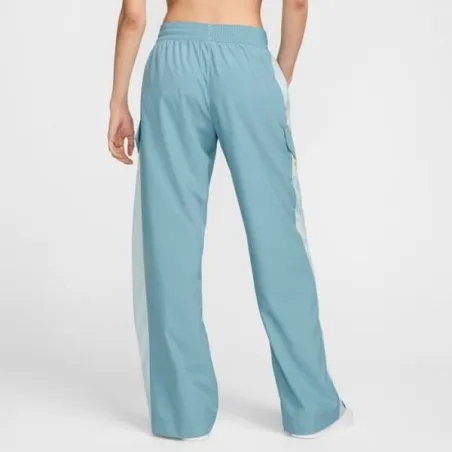 Nike Femme – Pantalon taille haute pour femme – Denim Turquoise/Bleu glacier/Voile - NIKE