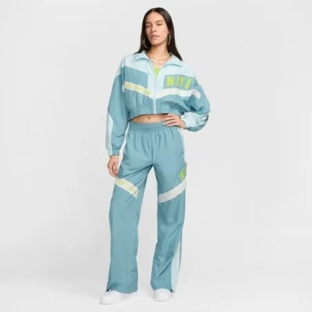 Nike Femme – Veste Nike tissée pour femme – bleu glacier/turquoise denim/voile - NIKE