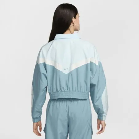 Nike Femme – Veste Nike tissée pour femme – bleu glacier/turquoise denim/voile - NIKE
