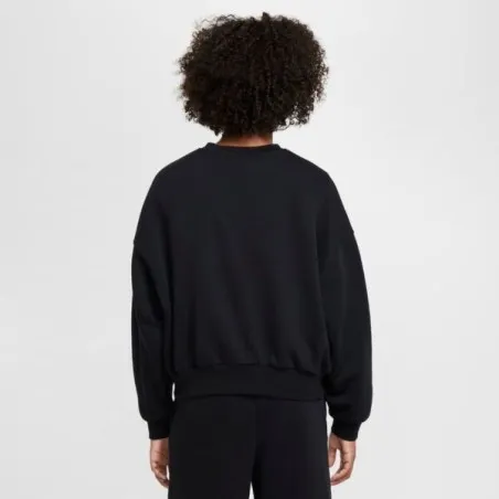 Nike Enfant – Sweat-shirt ras du cou Boxy Dri-FIT pour fille – Noir - NIKE