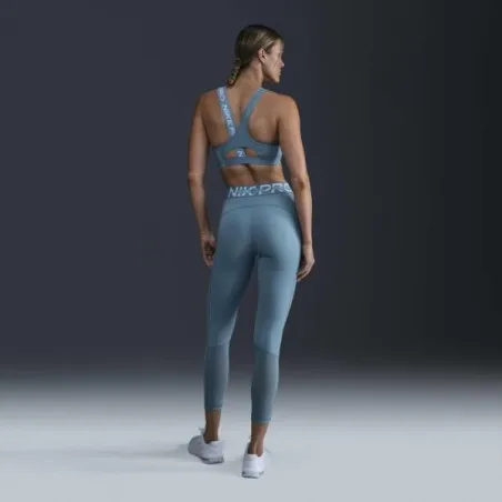 Nike Femme – Legging graphique taille mi-haute 7/8 pour femme – Denim Turquoise/Bleu glacier/Vert givré/Blanc - NIKE