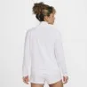 Nike Femme – Couche intermédiaire de course à pied Dri-FIT 1/4-Zip pour femme – Blanc - NIKE